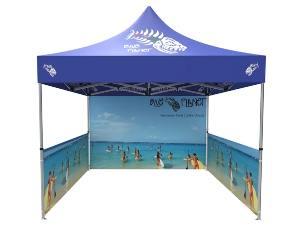 Pop-up Tent with Full Backwall and Side Panels - Image 5