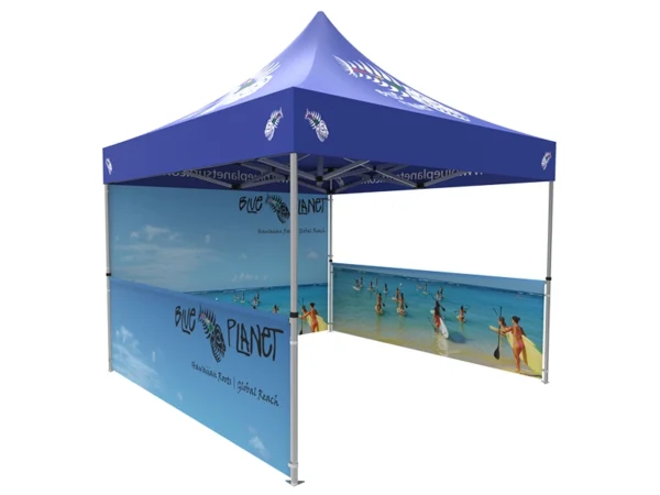 Pop-up Tent with Full Backwall and Side Panels - Image 4
