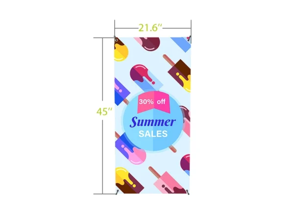 Walking Backpack Flag - X-Shape - Image 2