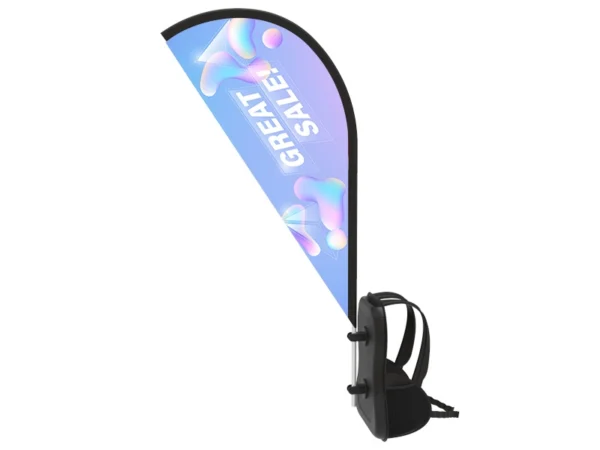 Walking Backpack Flag - Teardrop - Image 4