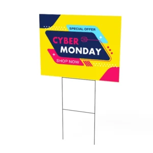 Yard Sign with H-Frame