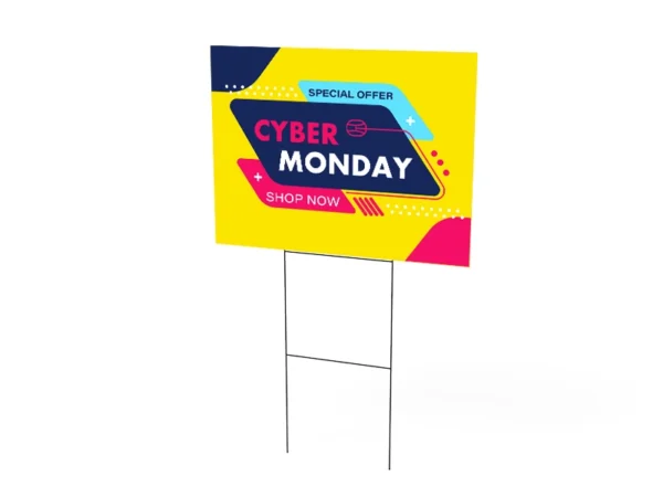 Yard Sign with H-Frame
