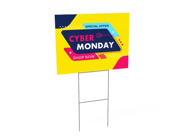 Yard Sign with H-Frame - Image 3