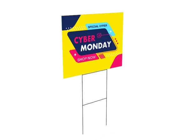 Yard Sign with H-Frame - Image 4
